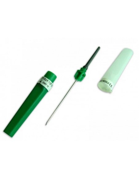 Uds Aguja Extracci N Sangre Bd Vacutainer G Verde Iberomed