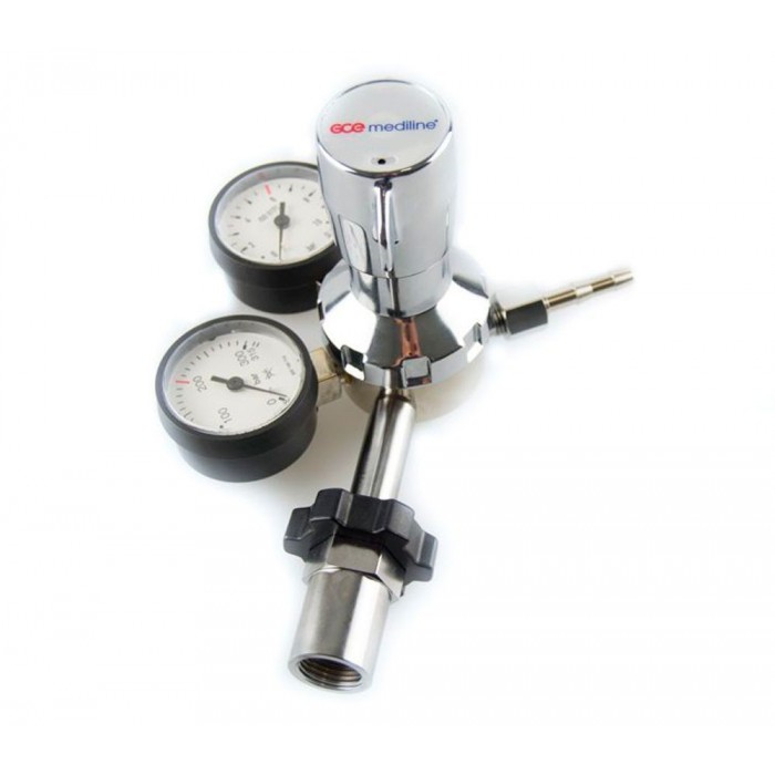 Regulador presión variable botella gas comprimido tipo U. Válido para protóxido