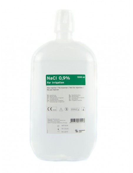 1000 ml Suero Fisiológico para Irrigación Labesfal-Iberomed