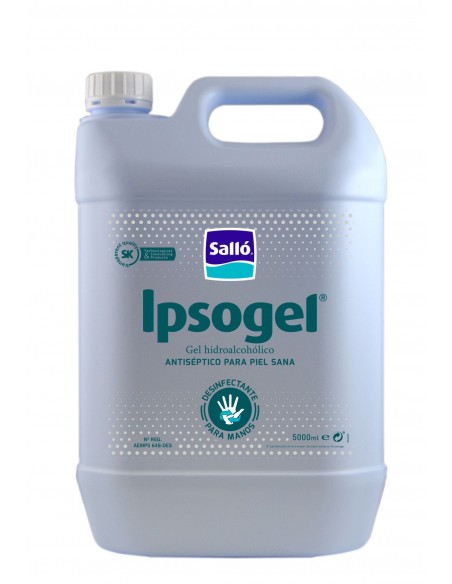 Gel hidroalcohólico y antiséptico IPSOGEL 5 litros para desinfección de manos
