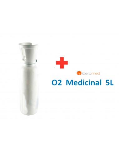 botella de oxigeno medicinal 5 litros Iberomed