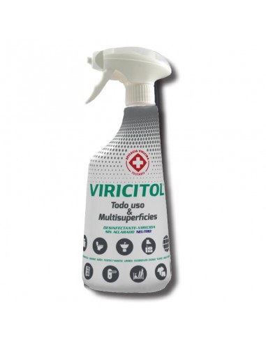 Desinfectante Viricitol Pulverizador todo tipo de superficies 750ml-Iberomed