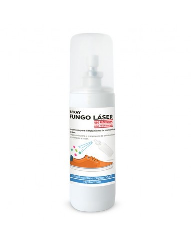 Fungo Láser Spray para hongos en las uñas de los pies 100ml-Iberomed