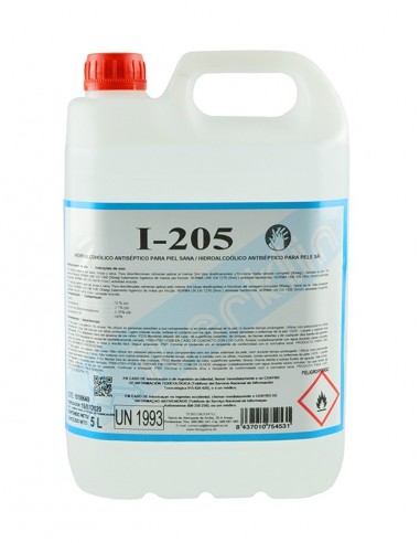 Solución hidroalcohólica-antiséptica en envase de 5 litros-Iberomed