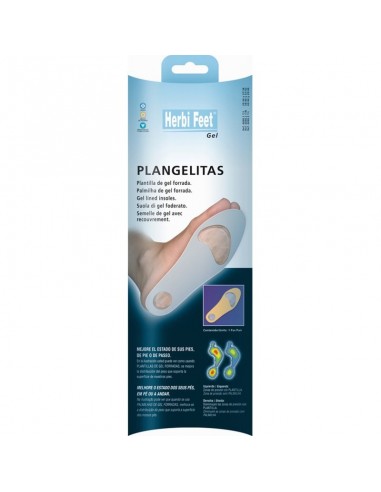 Plantilla de Gel forrada Plangelitas Herbifeet 1 par-Iberomed