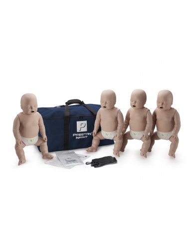 Maniquí RCP-AED neonatal Prestan con monitor frec pack 4 unidades. Iberomed
