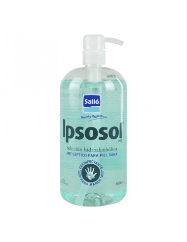 Solución hidroalcohólica IPSOSOL 1 litro para desinfección antiséptica de manos. Iberomed