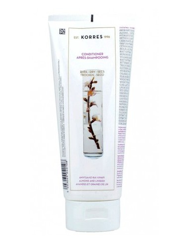 Acondicionador de Almendra y Linaza KORRES (Cabello seco), 200ml