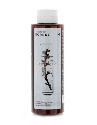 Champú de Almendra y Linaza KORRES (cabello seco), 250 ml