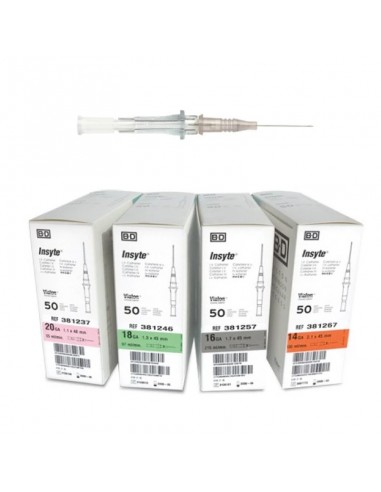 Catéter Intravenoso BD Insyte.Caja 50 uds. Iberomed