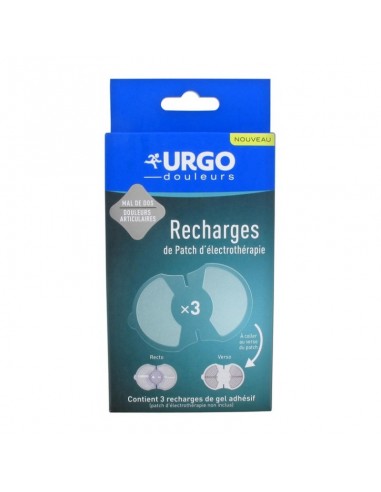Urgo 3 recargas parche de electroterapia recargable. Iberomed