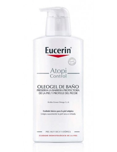 EUCERIN AtopiControl Oleogel de baño, 400 ml