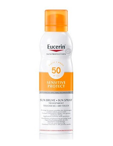 EUCERIN SUN Spray Transparente Dry Touch FPS 50+, 200 ml