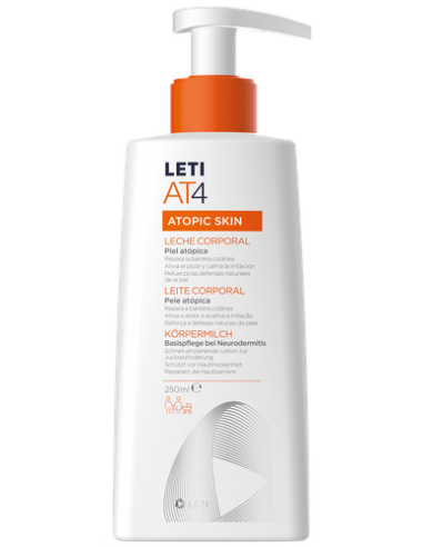 LetiAT4. Leche corporal para pieles atópicas. Iberomed