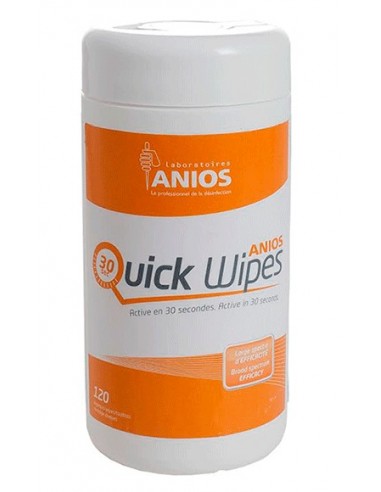 Toallitas desinfectantes Anios Quick, 120 Toallitas. Iberomed