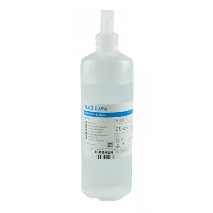 Suero fisiológico irrigación estéril stericlean 10x500 ml