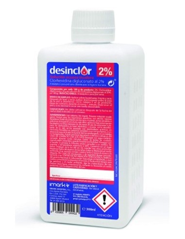 Desinclor. Solución Acuosa Clohexidina 2%. Incolora. 250 ml
