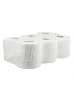 Pack 6 unidades. Papel mecha 19cm x 21cm de alto x 130 metros largo. Iberomed