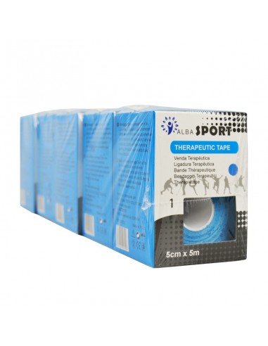 Caja 5 Uds. Vendaje neuromuscular kinesiotape 5 cm x 5 m. Iberomed