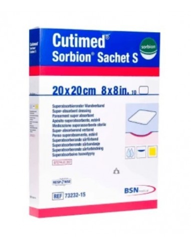 Cutimed ® Sorbion Sachet. Apósito 20cm x 20cm. Iberomed