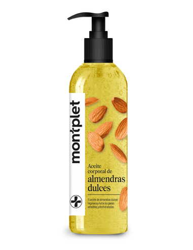 Aceite de almendras dulces puro. 250 ml. Montplet. Iberomed