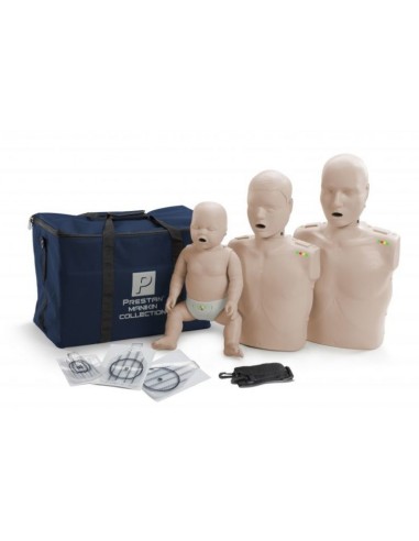 Prestan® RCP. Pack 3 Maniquies: Adulto, niño y Bebé Iberomed