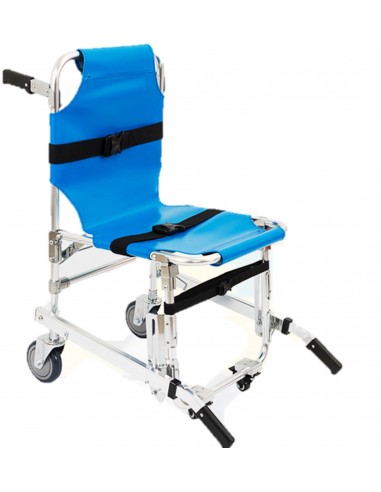 Silla Plegable para ambulancia . 4 Ruedas. Iberomed.