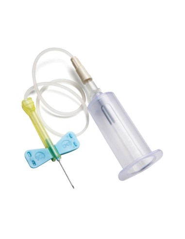 25 Uds. Palomillas de seguridad BD Vacutainer® con portatubos premontado 23G  x 18 cm. Iberomed