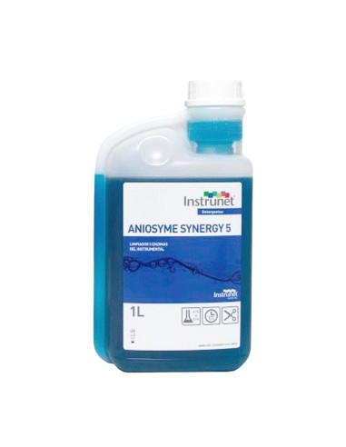 Instrunet Aniosyme Sinergy 5, Desinfectante instrumental Enzimático. 1 litro. Iberomed