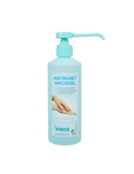 Gel INSTRUNET ANIOSGEL antiséptico de manos. Envase 500 ml. Iberomed