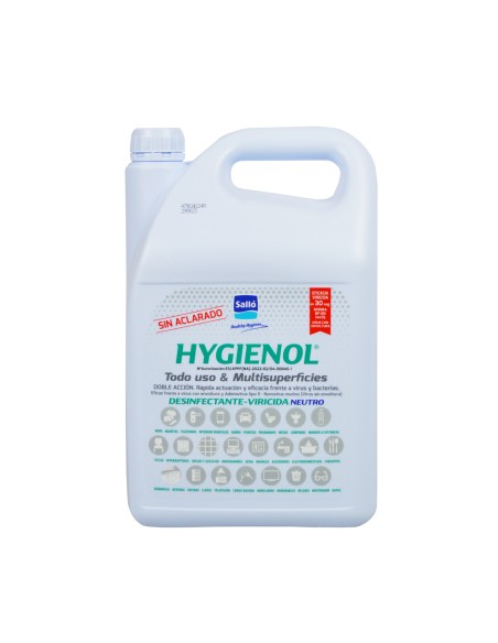 Desinfectante Hygienol todo tipo de superficies Garrafa 5l. Iberomed