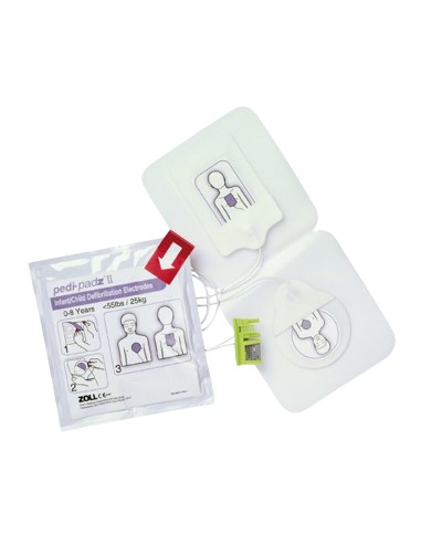 Electrodos desfibrilador Zoll AED Plus pediatricos PEDI Padz II
