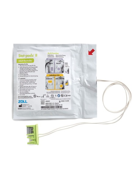 Electrodos para desfibrilador Zoll AED Plus adulto STAT PADZ II