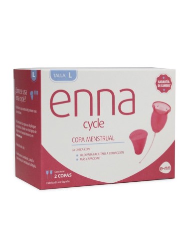 ENNA Copa Menstrual: 2 copas + caja esterilizadora