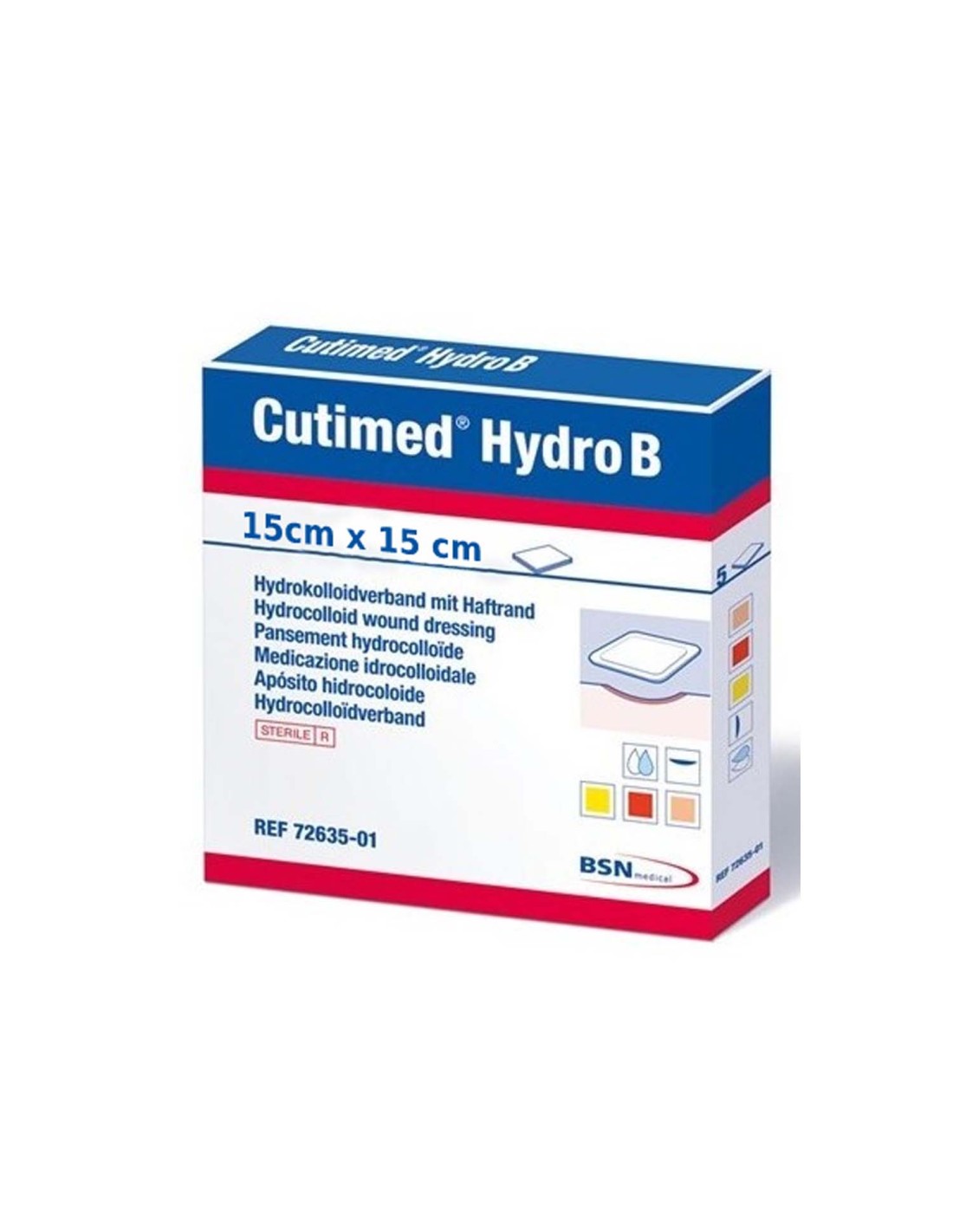 Apósito Hidrocoloide Cutimed Hydro B 10X10 5 UDS-Iberomed