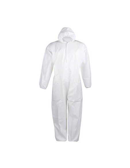 Buzo de protección blanco desechable- Categoría I