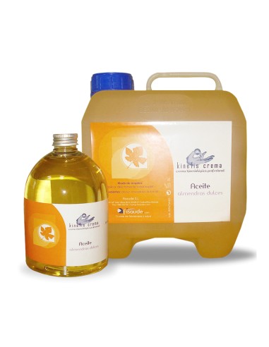 Aceite de almendras dulces puro 5 litros+500 l de regalo