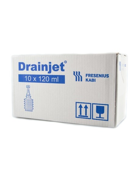 10 Ud. de 120 ml Suero de irrigación Drain Jet | Iberomed