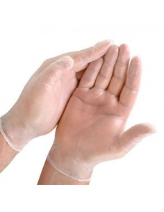 1000 Uds de Guantes de vinilo sin polvo | Formato ahorro | Iberomed