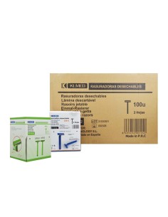 1000 Uds Rasuradoras desechables 2 hojas azul | Formato ahorro | Iberomed