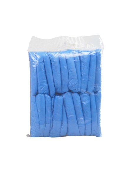 1000 Uds. Calzas desechables de polietileno color azul | Formato ahorro | Iberomed