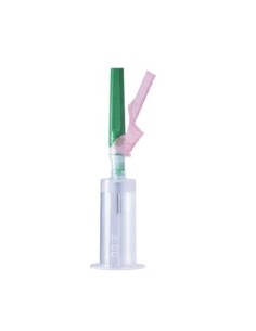 50 Uds. Aguja de extracción de sangre BD Vacutainer® 21G. Con portatubos premontado. | Iberomed