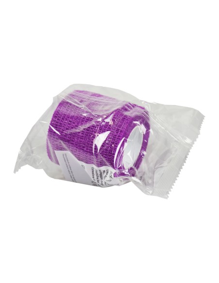 24 Uds  Venda elástica cohesiva 5 cm x 4,5 m | Formato ahorro | Iberomed