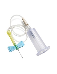 25 Uds. Palomillas de seguridad BD Vacutainer® con portatubos premontado 23G  x 18 cm | Iberomed