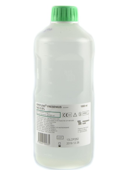 6 Uds  Suero Fisiológico 1000 ml con rosca-tapón Versylene | Formato ahorro | Iberomed 6 Uds  Suero Fisiológico 1000 ml con rosca-tapón Versylene | Formato ahorro | Iberomed