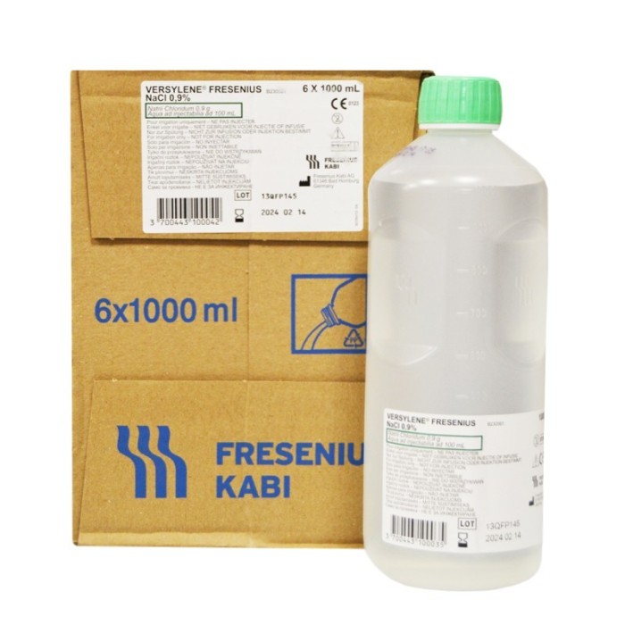 6 Uds  Suero Fisiológico 1000 ml con...