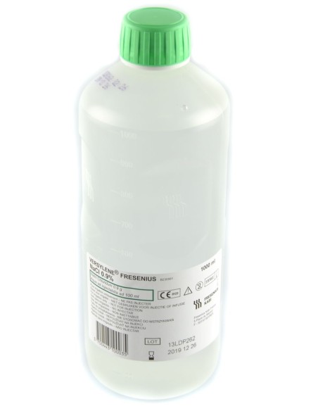 6 Uds  Suero Fisiológico 1000 ml con rosca-tapón Versylene | Formato ahorro | Iberomed 6 Uds  Suero Fisiológico 1000 ml con rosca-tapón Versylene | Formato ahorro | Iberomed