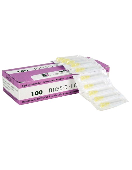 Aguja MESOTERAPIA 30G 0,30 X 4 mm.Caja 100 uds | Iberomed