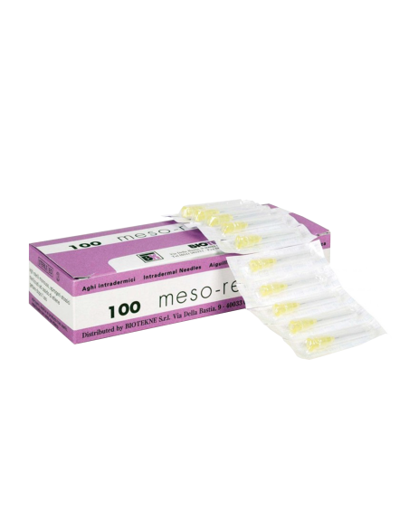 Aguja MESOTERAPIA 31 G 0,26 x 4 mm.Caja 100 uds | Iberomed