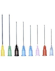 Aguja hipodérmica Braun  25G X 1", 0,50 X 25. Naranja | Iberomed